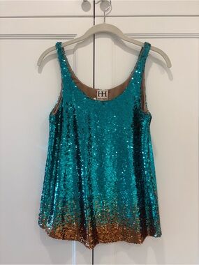 Haute Hippie Sequin Top